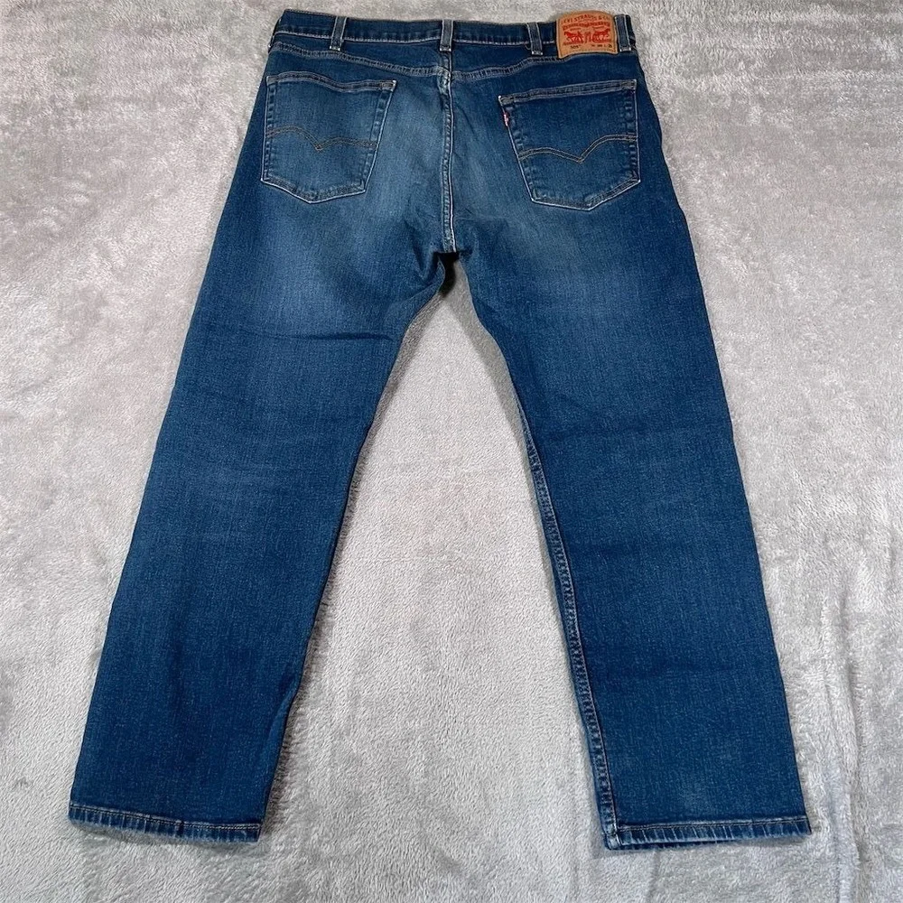 Levi's Jeans W38 L29 Blue Men's 505 Medium Wash Straight Leg Denim